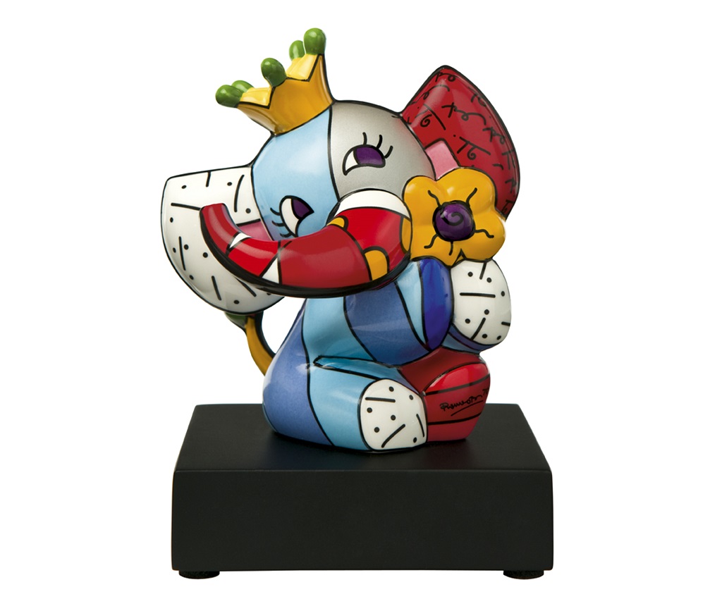 Spring Elephant - 瓷像 13.5cm Pop Art Romero Britto